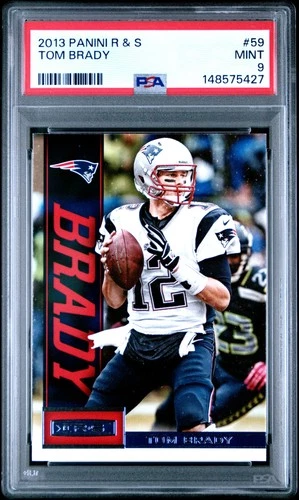 2013 PANINI ROOKIES & STARS #59 TOM BRADY PSA 9
