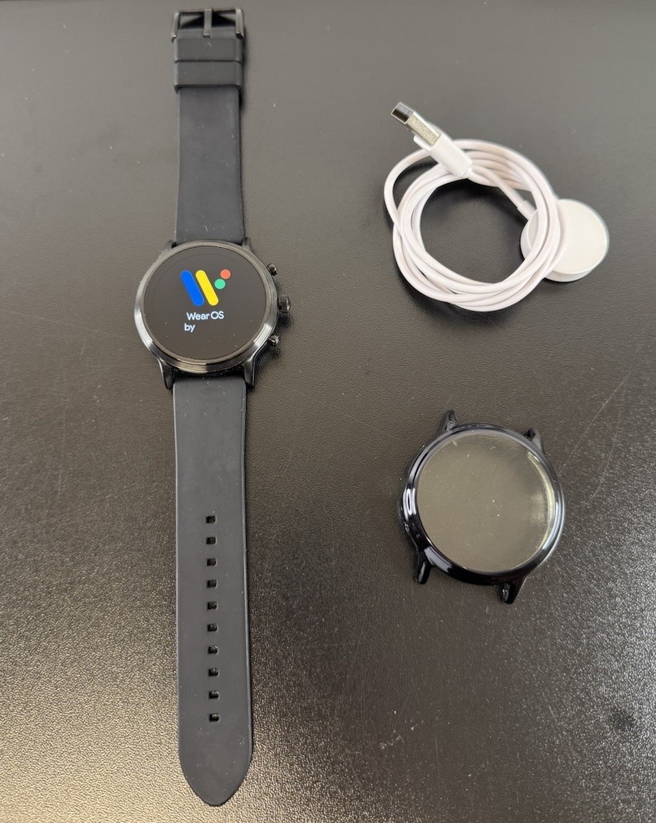 Fossil Gen Black Silicone Black Smartwatch DW10F1 796483460539