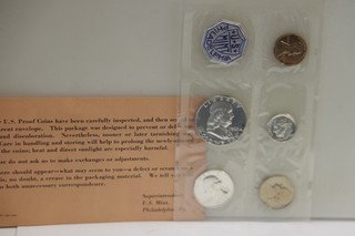 1962 US Proof Set Original Envelope/Papers.