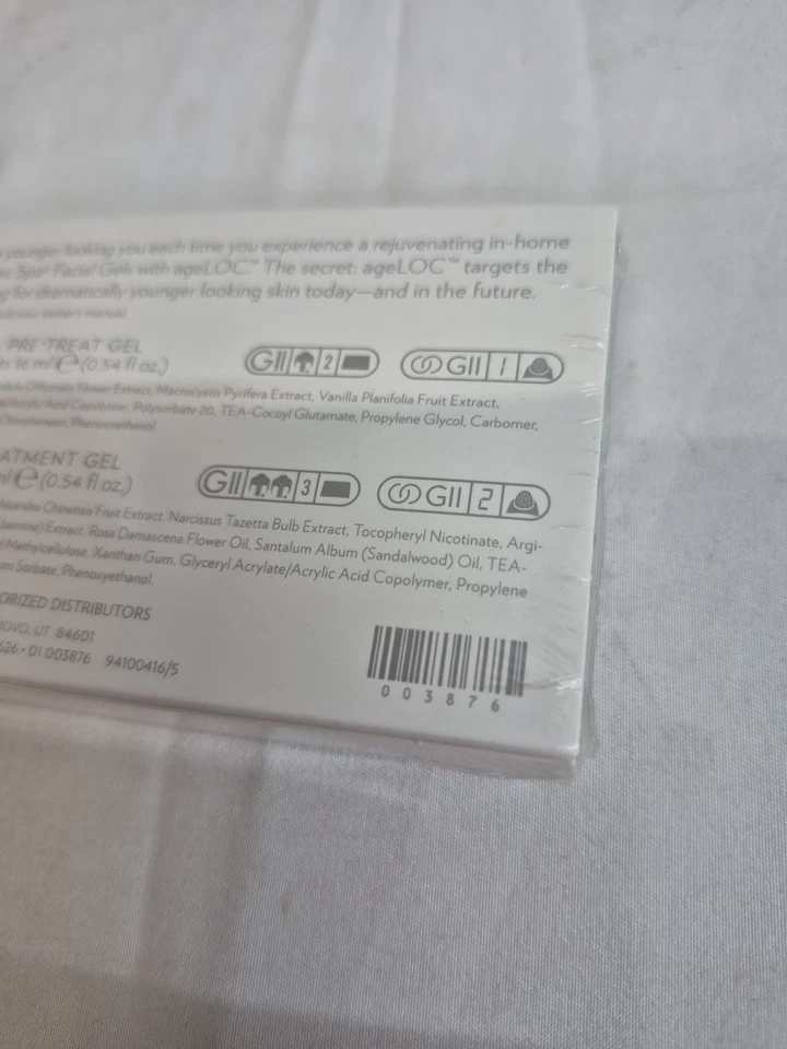 NUSKIN nu skin ageloc GALVANIC SPA FACIAL GELS 1 box Pre-Treat + Treatment - Image 3 of 4