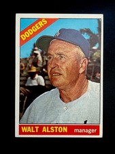 1966 Topps Baseball #116 Walt Alston MG HOF (Dodgers) EXMT