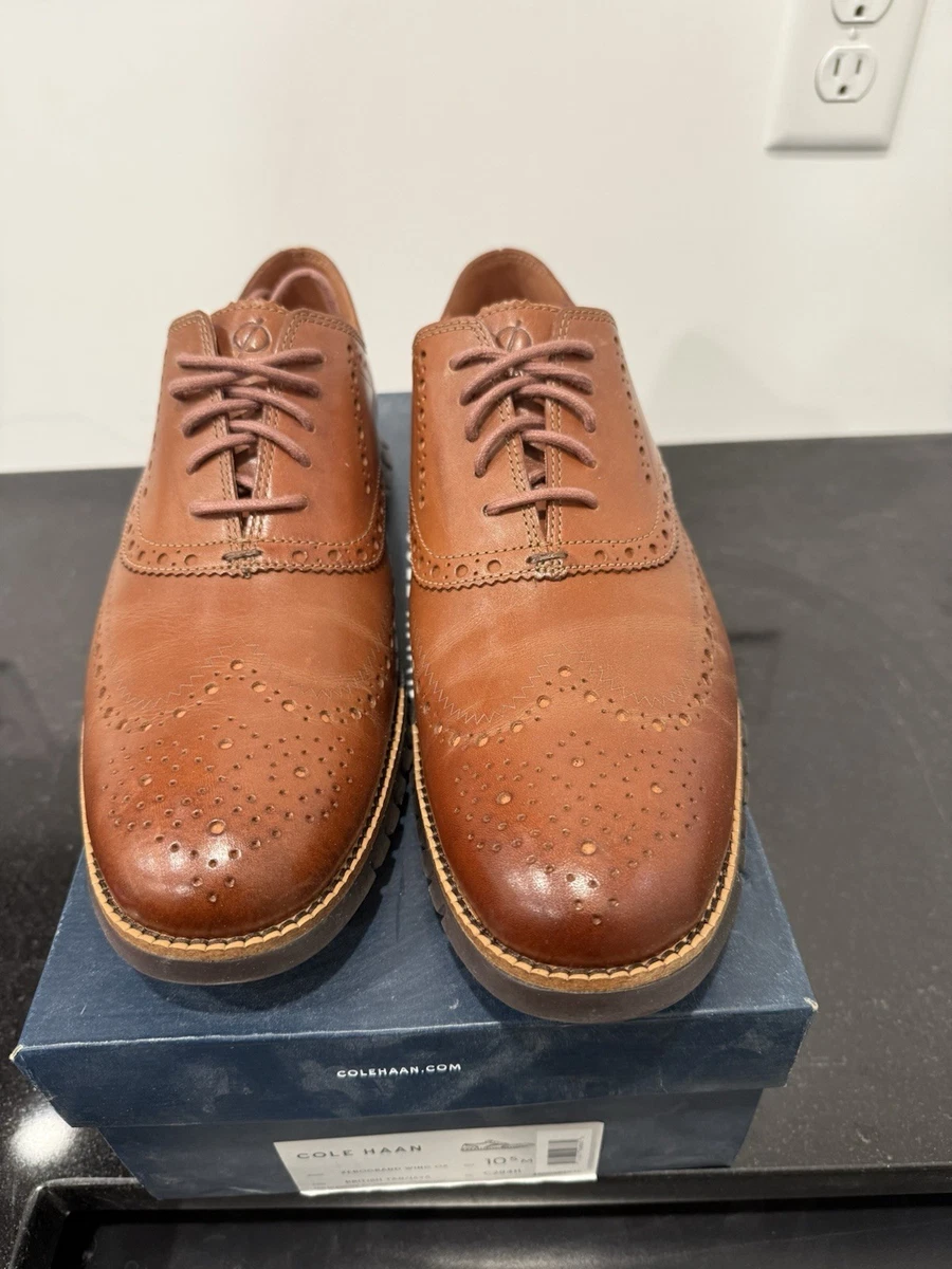 Cole Haan Leather Upper Brown Casual Shoes for Men for sale  display picture 2