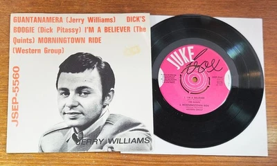 7" VA EP 60s BEAT EX Swe JUKEbox LABEL JERRY WILLIAMS The Quints DICK PITASSY +1 - Bild 1 von 4