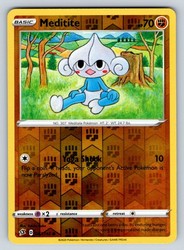 Meditite 097/192 Rebel Clash Reverse Holo