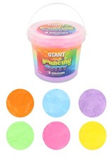 Bouncing Putty Giant Rainbow 6 Colours Science Toy Moulding Play Gift