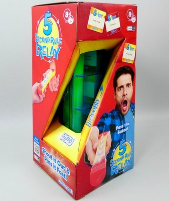 5 Sekunden Regel Staffelspiel von PlayMonster - ab 8+ - lustiges Partyspiel - vollständig 