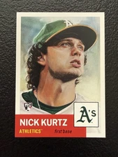 Nick Kurtz 2025 Topps Living Set Rookie RC Card 879 Athletics ROY