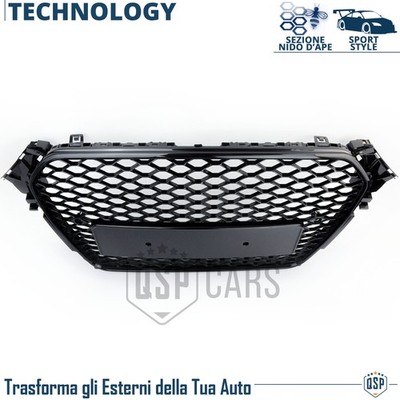Parrilla Frontal Negra Mate Para Audi A4 B8 (2008-2011) – Estilo Tuning Que Marca La Diferencia