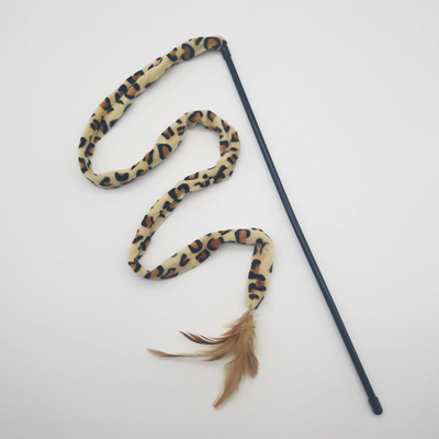 #ad Cat Teaser Wand Indoor Interactive Kitten Fun Toy Teaser Exercise Feather Wand $5.89