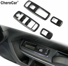 Carbon Fiber Window Lift Trim Switch Panel Cover Trim for Dodge Charger 2011-20