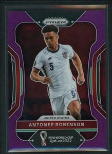 2022 ANTONEE ROBINSON /199 PANINI PRIZM FIFA WORLD CUP QATAR 2022 PURPLE