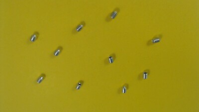 10X Gewindestifte M4x5 Innen6kt Spitze DIN 914 ISO 4027 Madenschrauben verzinkt