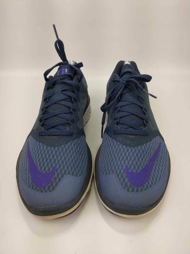 Nike Womens Fitsole Lite Run 3 Running Shoes Blue Gray 807145-401 Low Top Mesh 9 - Picture 2 of 10