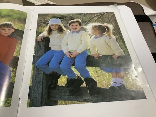 Patons 55 Classic Knitting Toddler Knits Jumper Cardigan 5 8 12 Ply Sizes 1-5 - Picture 8 of 11