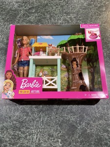 barbie careers animal rescue doll and playset