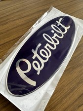Purplesilver Oem Replacement Peterbilt Decal Emblem Genuine Size Fit Stick Purplesilver Oem Replacement Peterbilt Decal Emblem Genuine Size Fit Stick