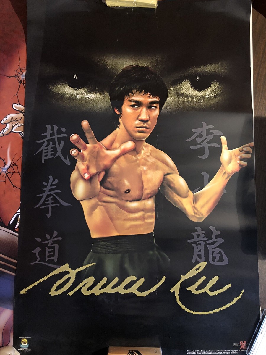 BRUCE LEE Bad Ass Motivational Poster X MMA Rocky