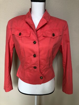 H&M HENNES Collection SZ 2 USA 38 ITLY Button Up Collar Shirt Waist Belt Blouse
