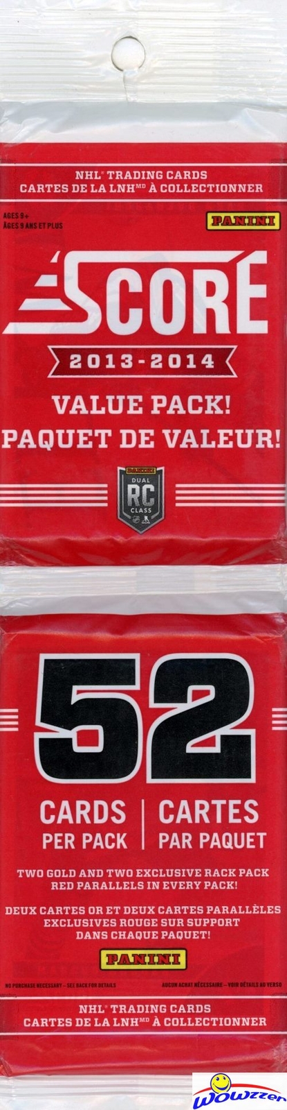 2013/14 Panini Score Hockey HUGE Sealed JUIMBO RACK Pack-52 Cards! EXCLUSVE RED