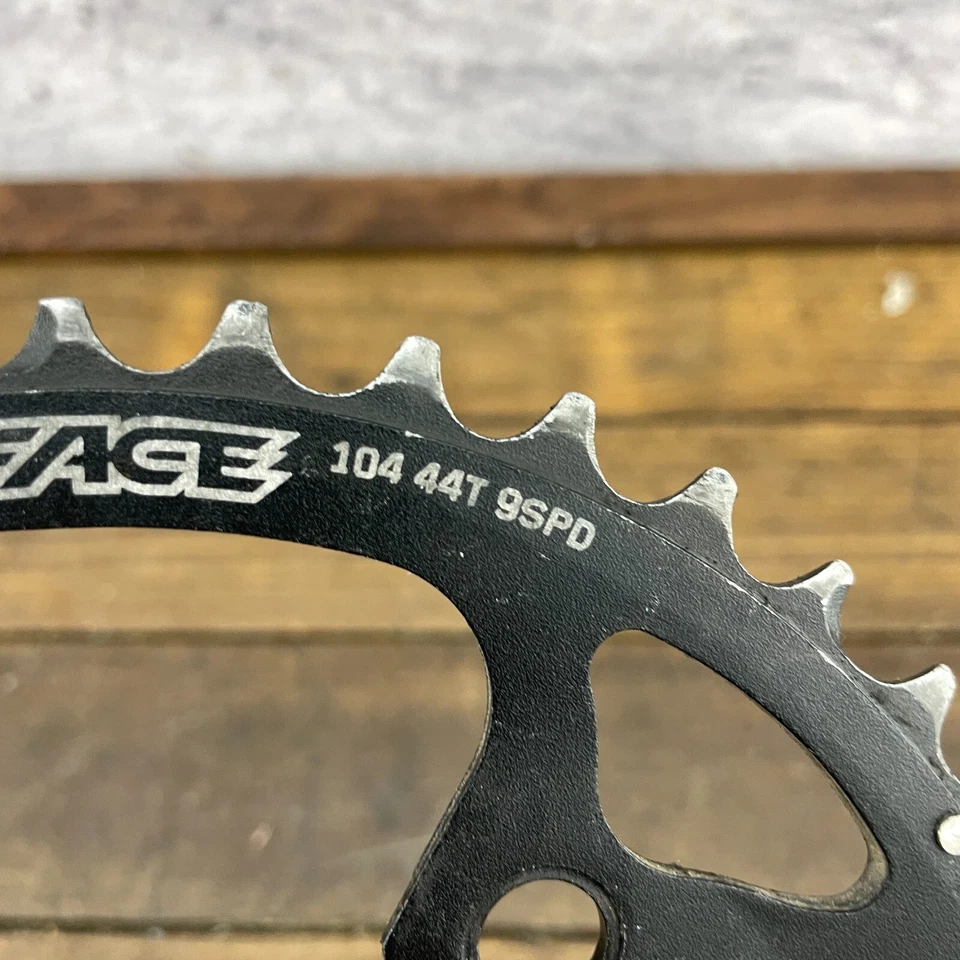 Race Face Chainring 44t 9s 44 Tooth 110 BCD ATB Cruiser 9 Speed Black Vintage 9s - Image 2 of 4