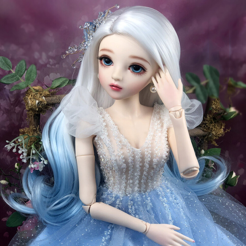 Large BJD Doll for Girls 1/3 Ball Jointed Female Body Assembled