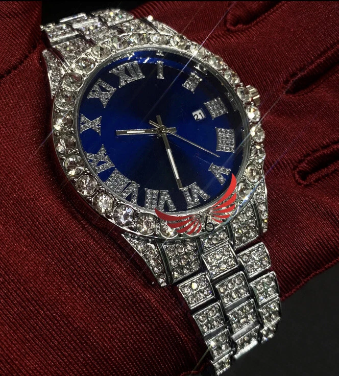 Iced out bling watch new arrivals