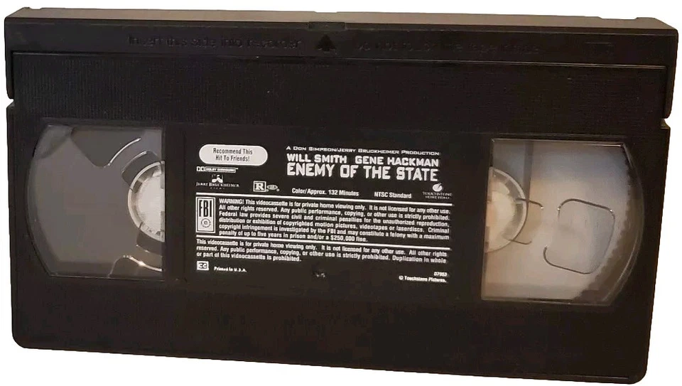 Enemy Of the State - VHS - Gene Hackman - Image 3 of 3