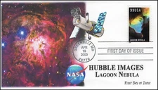 AO-3386, 2000, Hubble Images, First Day Cover, Add-on Cachet, Lagoon Nebula. SC
