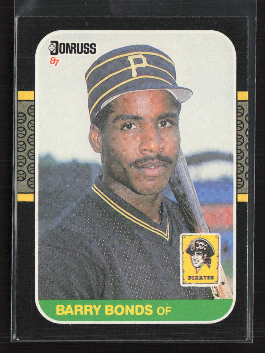 1987 Donruss #361 Barry Bonds Rookie RC EX