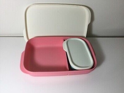 Tupperware Water Bottle Slim Divided Lunch Box Snack Container Lunch Set New - Picture 2 of 4