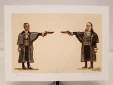 Scott C Hamilton The Duel Art Print Poster /40 AP Great Showdowns Mondo Hamlet