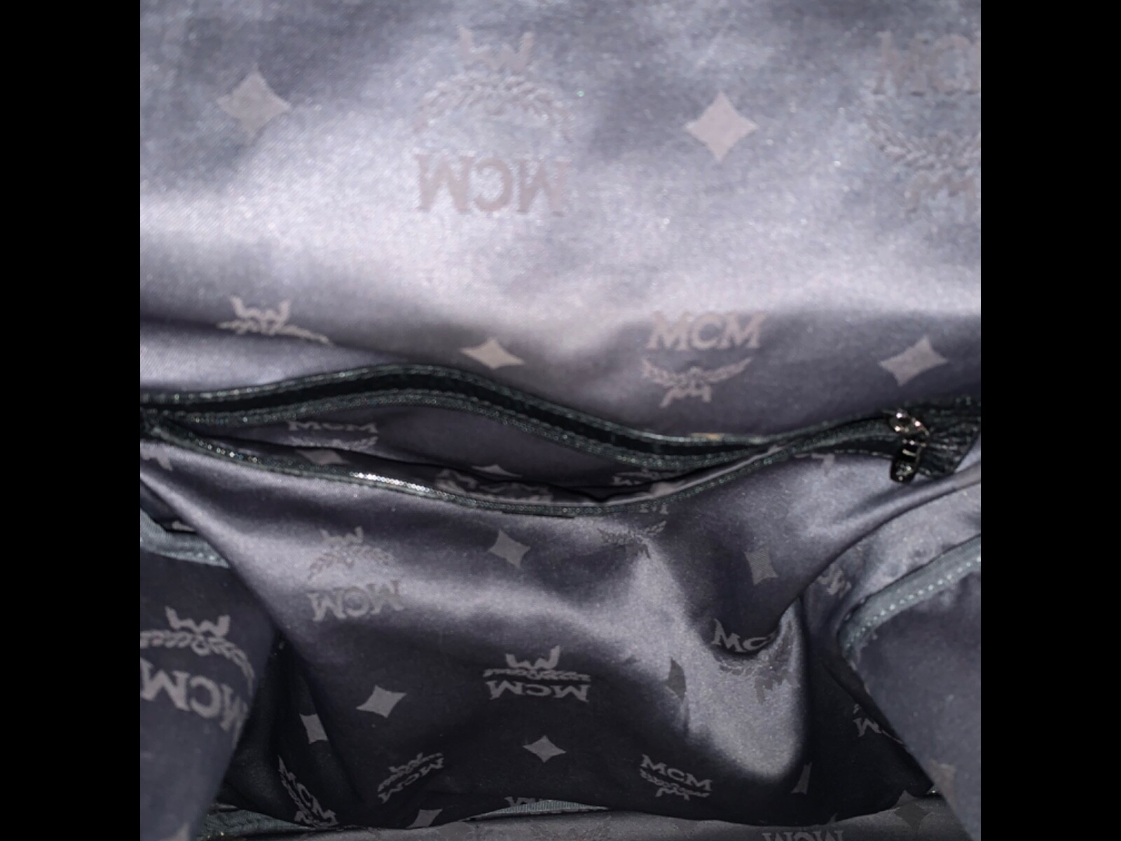 LARGE MCM BACKPACK, BLACK, WITH STUDS - image 6