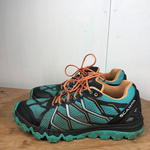 Scarpa Hiking Shoes Womens 8.5 Sneakers Trail Running Proton Blue Mesh Outdoors - 第 2/14 張圖片
