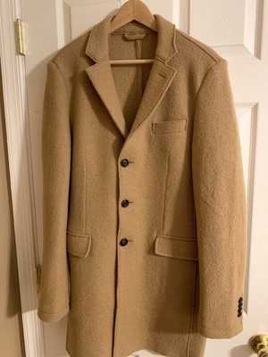 tommy hilfiger camel wool coat