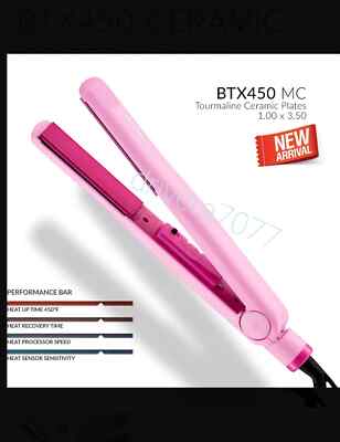 IZUTECH BTX450 CERAMIC COTTON PINK BTX450 One inch Styler NIB