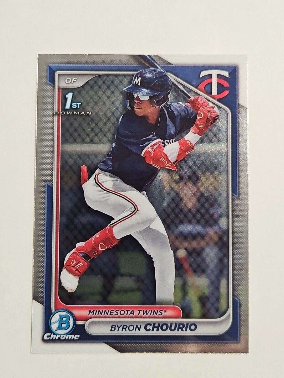 2024 Bowman Chrome #BCP-129 Byron Chourio 1st Bowman Minnesota Twins Prospect
