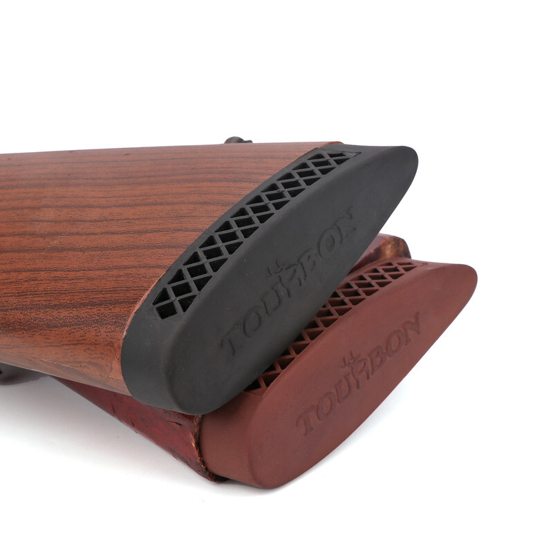 TOURBN Genuine Leather Recoil Pads for Shotgun Rifle Shooting Extension Rifle Stock Pad with Inserts