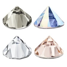 Genuine PRECIOSA 438 11 616 Spike Cone MAXIMA Flat Backs HOTFIX Crystals