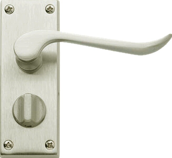 Howdens Bertelli Chrissi Door Handle Sets Brushed Satin Nickel