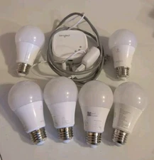 Sengled Smart Home Hub Z02-Hub Alexa Google Element & Six Lights Bulbs