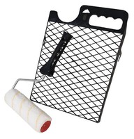 Profi Set Farbrolle Farbwalze Malerwalze 20Cm Rolle Walze + BüGel + Farbgitter