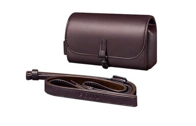 Official SONY Case & Strap Kit Brown LCS-MCS2 TC