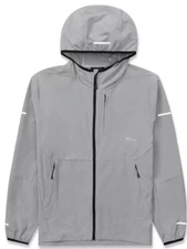 NWT Bylt Swift Jacket Gray Full Zip Windbreaker / Men’s Large / LOGO