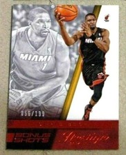 2014-15 Prestige Bonus Shots Red #136 Chris Bosh - Serial # /199