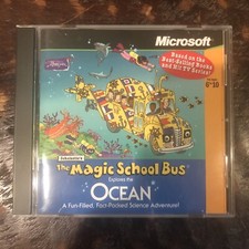 Microsoft The Magic School Bus Explores the Ocean PC CD ROM