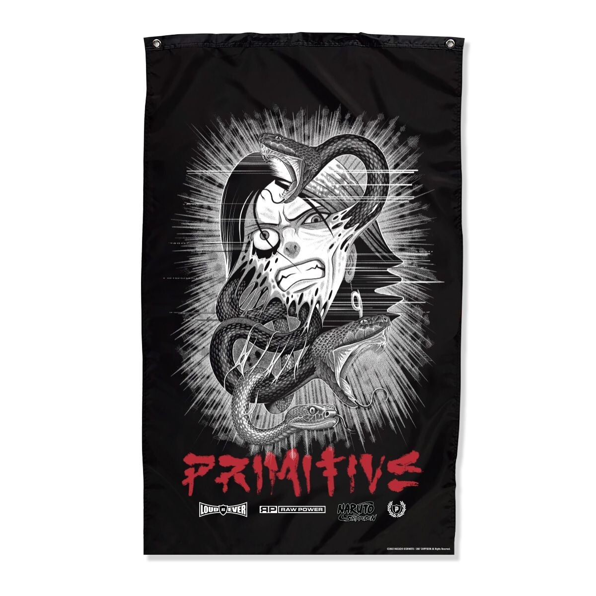 Primitive Skateboards x Naruto SNAKE BANNER Banner | eBay