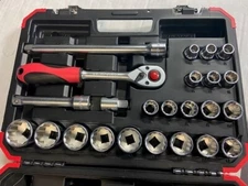 Gedore R69013024 Code# 3300056 Socket Set 1/2", 24 Piece 10mm-32mm-NEW