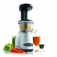 Omega VRT350 Heavy Duty Low Speed Vertical Masticating Juicer with Dual-Stage...