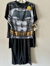 Batman VS Superman 2PC Short Sleeve Costume Pants Pajama Set With Cape, 10