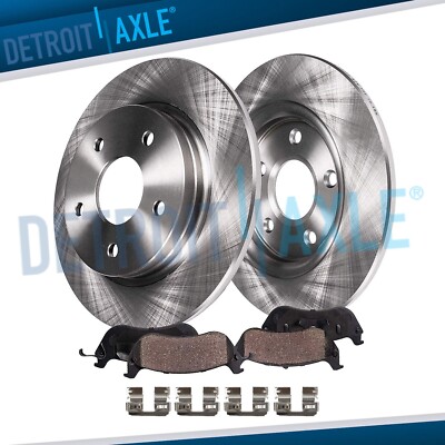 Rear Disc Brake Rotors and Ceramic Brake Pads Kit fit for Hyundai Sonata Kia K5